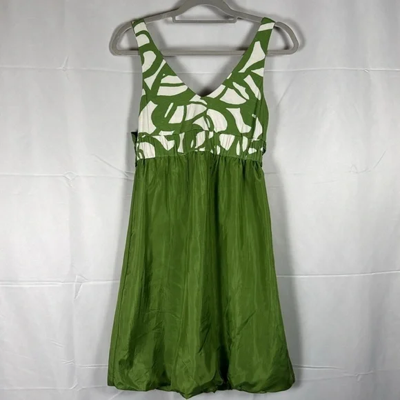 Velvet VTG Dress Babydoll Bubble Hem Forest Fairy Twee Silk Quiet Luxury USA M - Picture 8 of 16